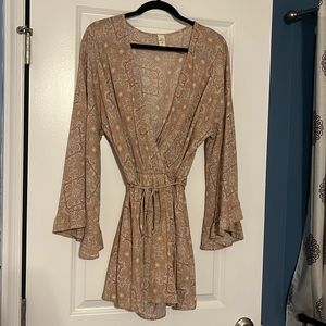 Womens Lazy Sundays Romper Size Large